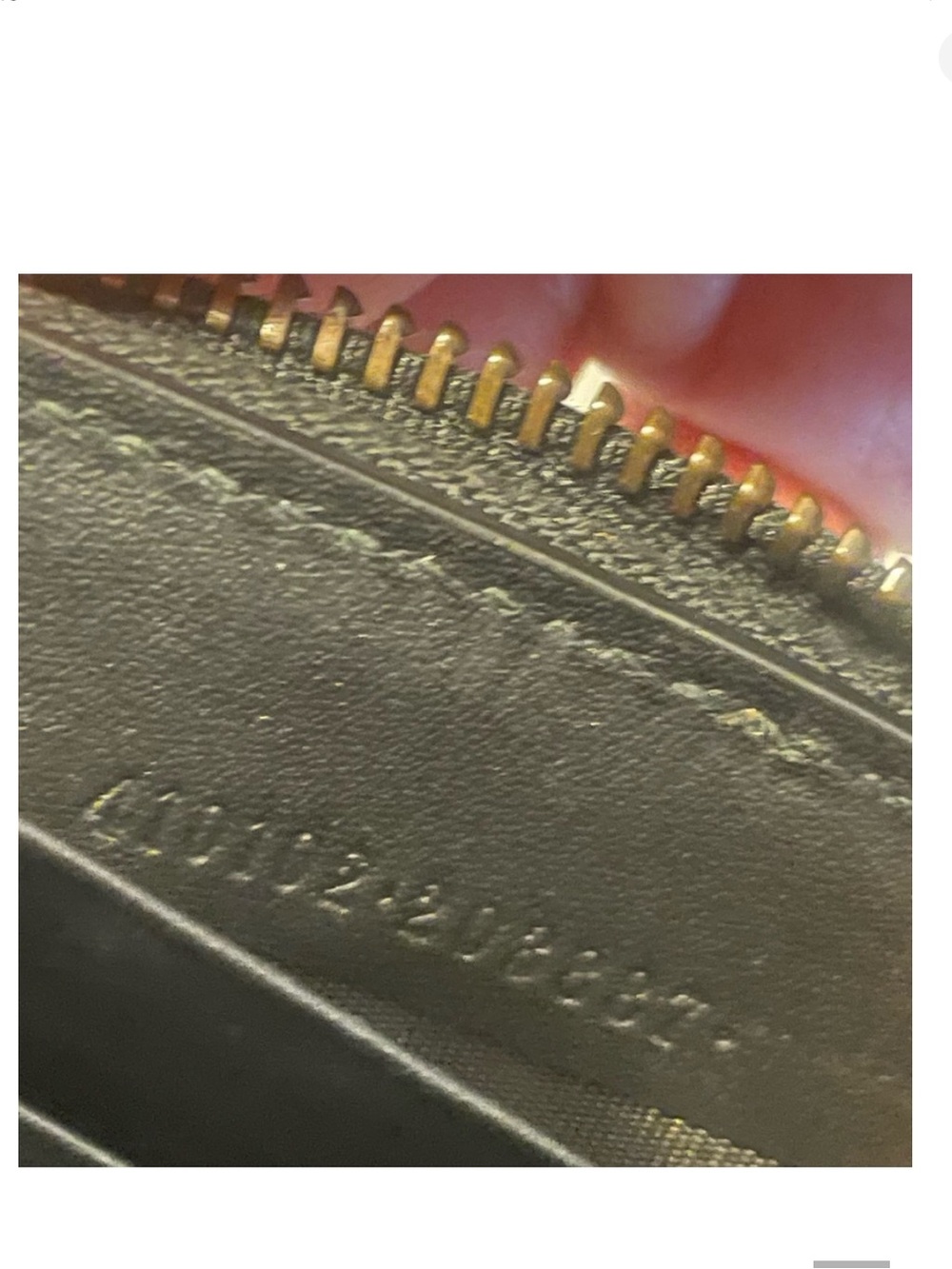 Gucci Monogram Zip Wallet in Black, Gold and Beige - Picture 6 of 14